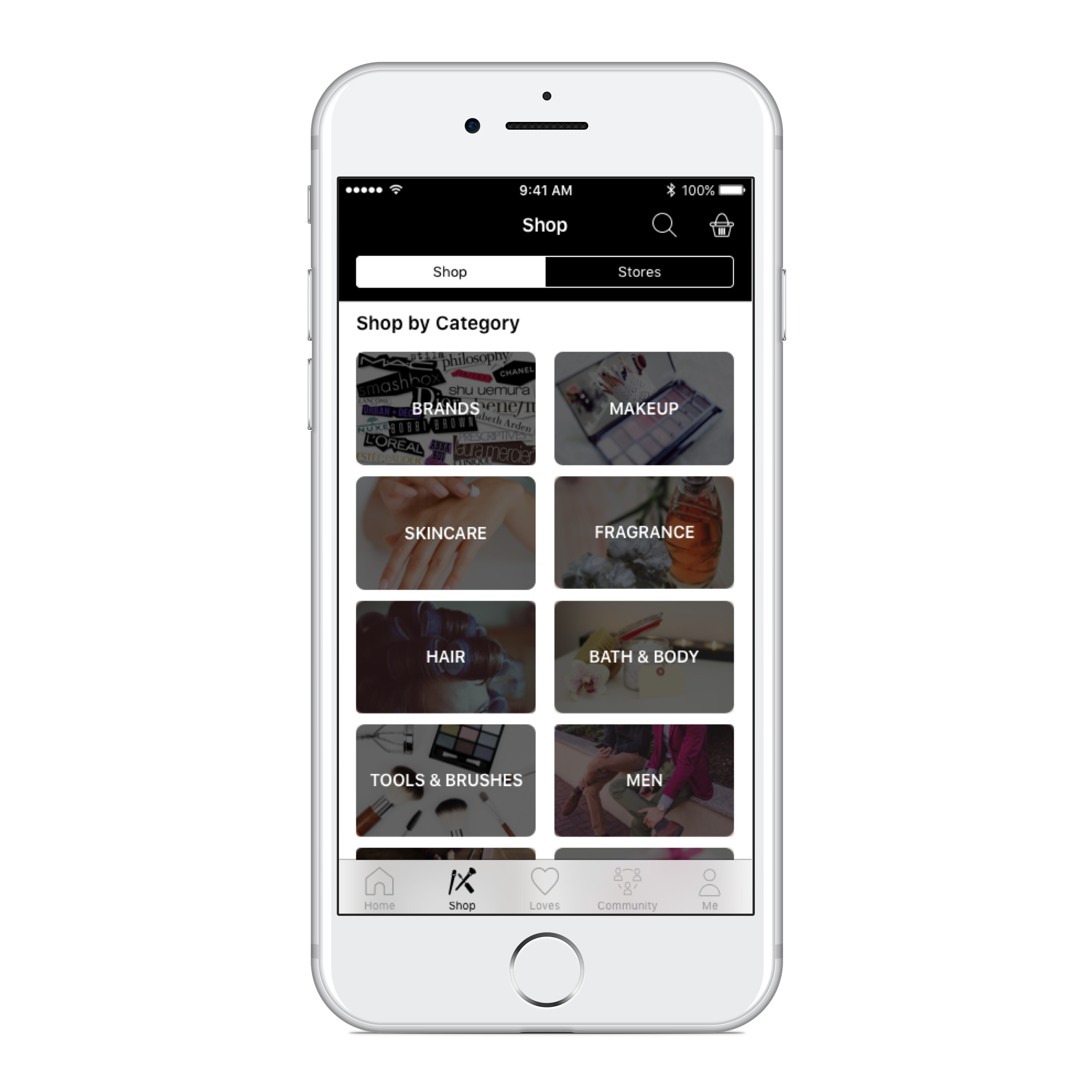 Touching up Blemishes on Sephora's UI